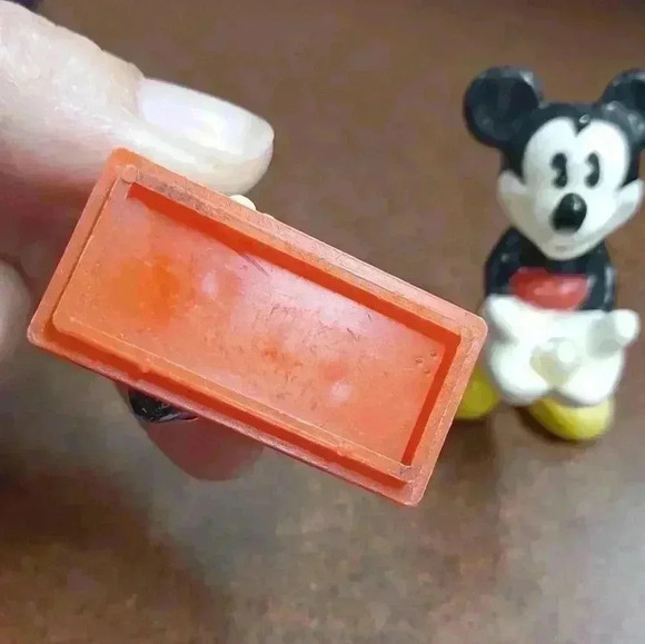 Disney Malaysia Vintage Mickey Mouse Holding Gem and plastic lying  down Mickey - Picture 4 of 5